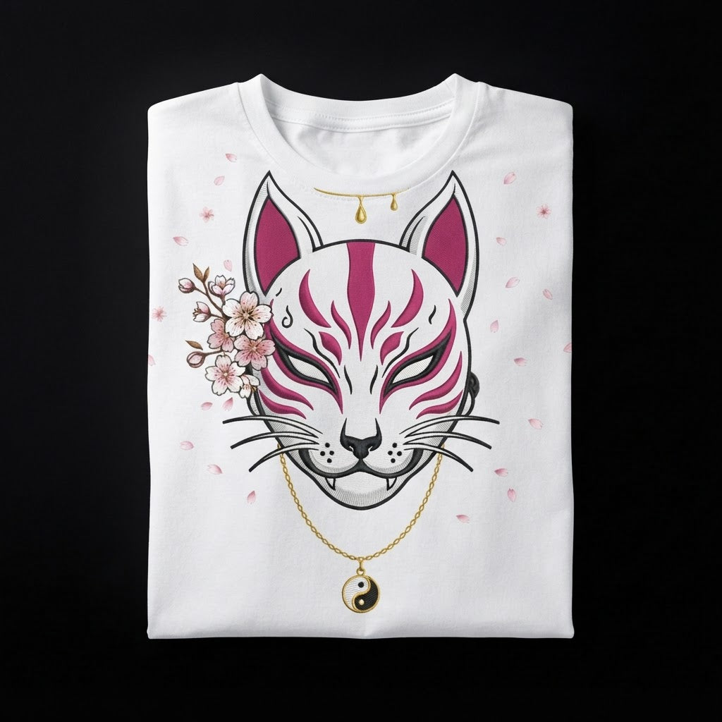 HOOD JUKKU Tee - White/Pink